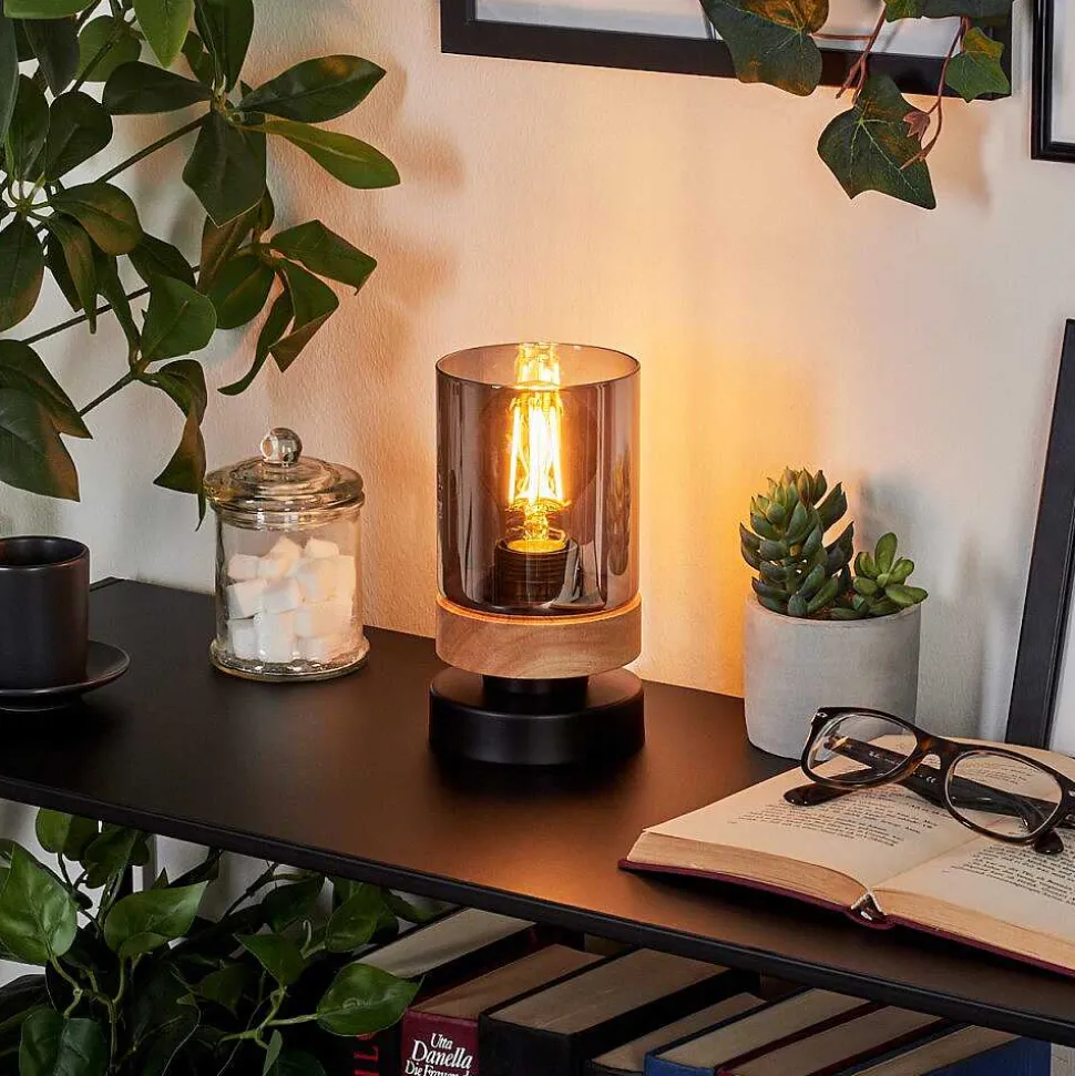 Lampe De Table Azinhalinho Ecru, Noir, 1 Lumiere