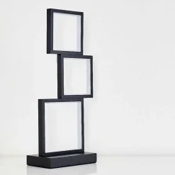 Lampe De Table Bacolod Led Noir, 1 Lumiere