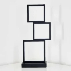 Lampe De Table Bacolod Led Noir, 1 Lumiere