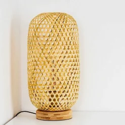 Lampe De Table Batumi Brun, 1 Lumiere