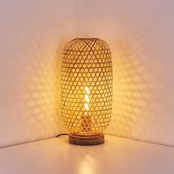 Lampe De Table Batumi Brun, 1 Lumiere