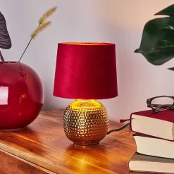 Lampe De Table Beddie Or, 1 Lumiere