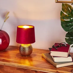 Lampe De Table Beddie Or, 1 Lumiere