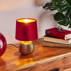 Lampe De Table Beddie Or, 1 Lumiere