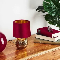 Lampe De Table Beddie Or, 1 Lumiere