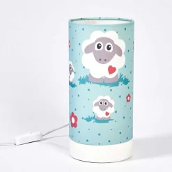 Lampe De Table Brenets Led Blanc, 1 Lumiere