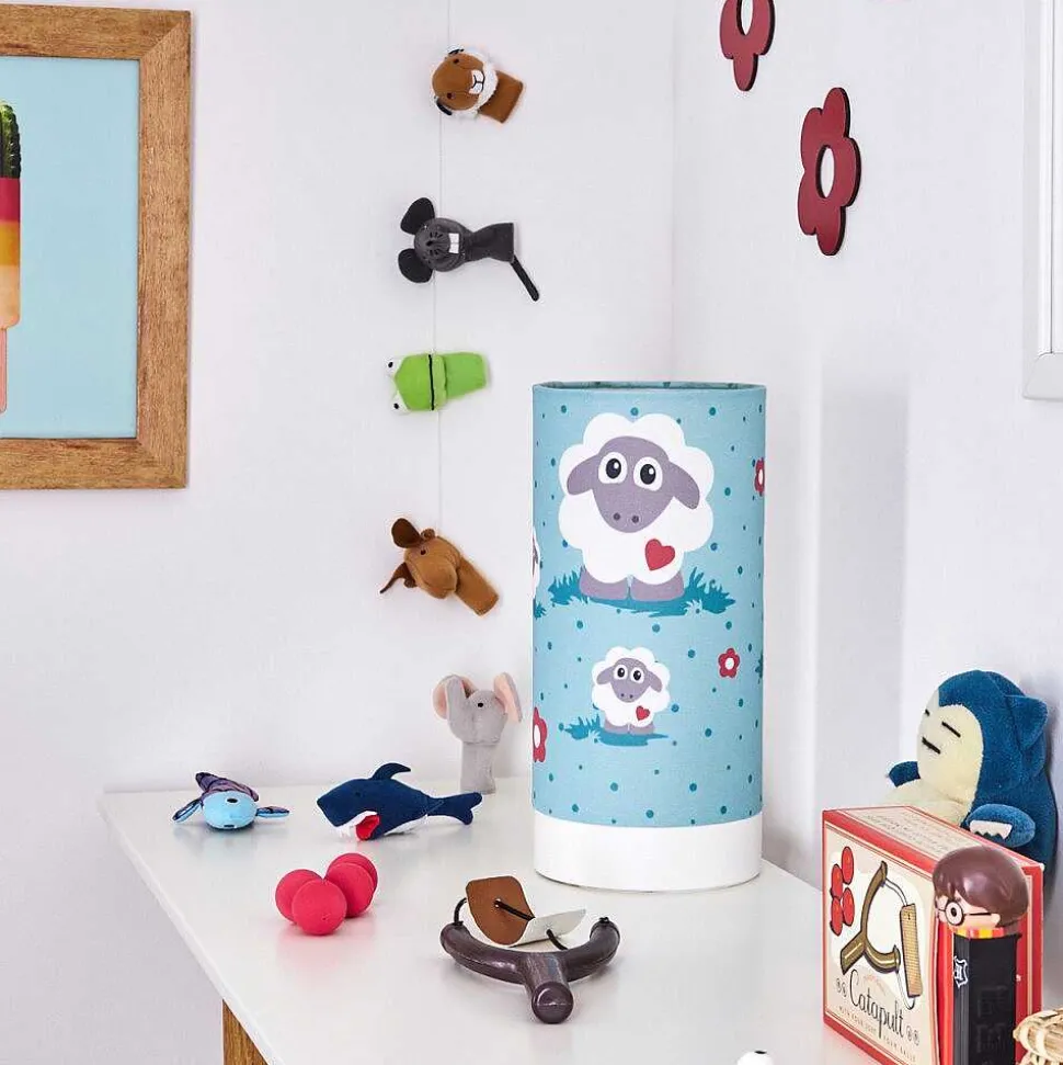 Lampe De Table Brenets Led Blanc, 1 Lumiere