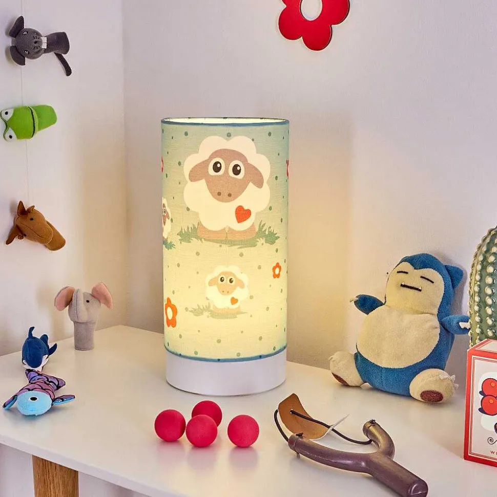 Lampe De Table Brenets Led Blanc, 1 Lumiere