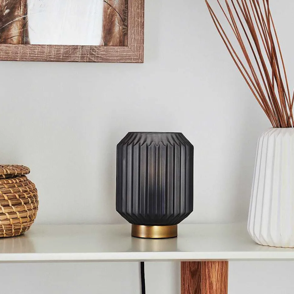 Lampe De Table Briel Laiton, 1 Lumiere