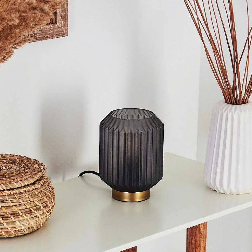 Lampe De Table Briel Laiton, 1 Lumiere