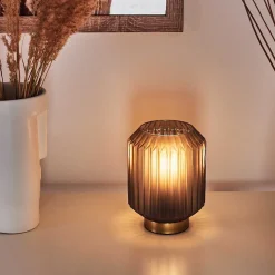 Lampe De Table Briel Laiton, 1 Lumiere