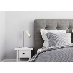 Lampe De Table By Rydens Pulse Or, Blanc, 1 Lumiere