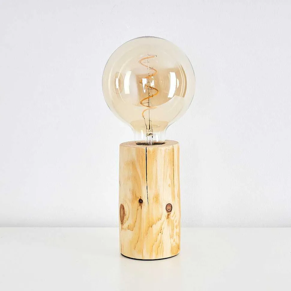 Lampe De Table Canedo Brun, 1 Lumiere