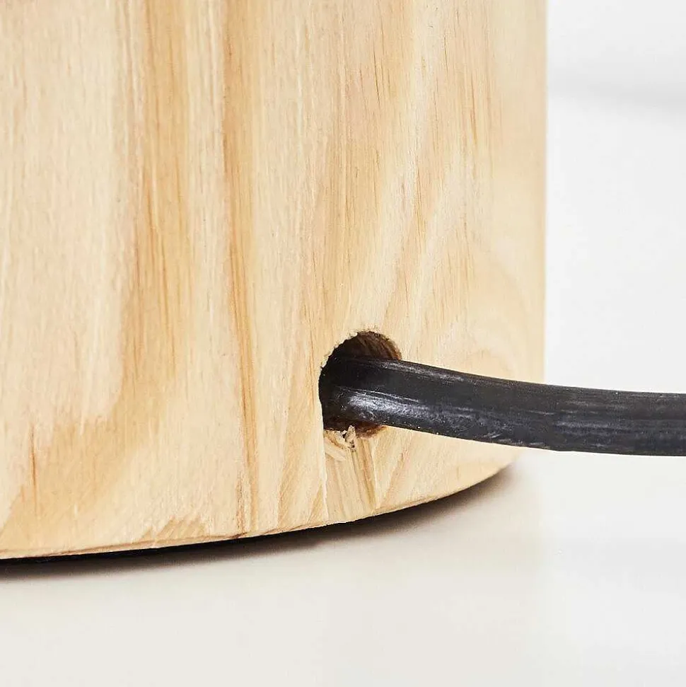 Lampe De Table Canedo Brun, 1 Lumiere