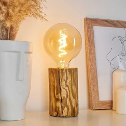 Lampe De Table Canedo Ecru, Noir, 1 Lumiere