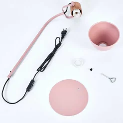 Lampe De Table Chipou Rose, Rose, 1 Lumiere