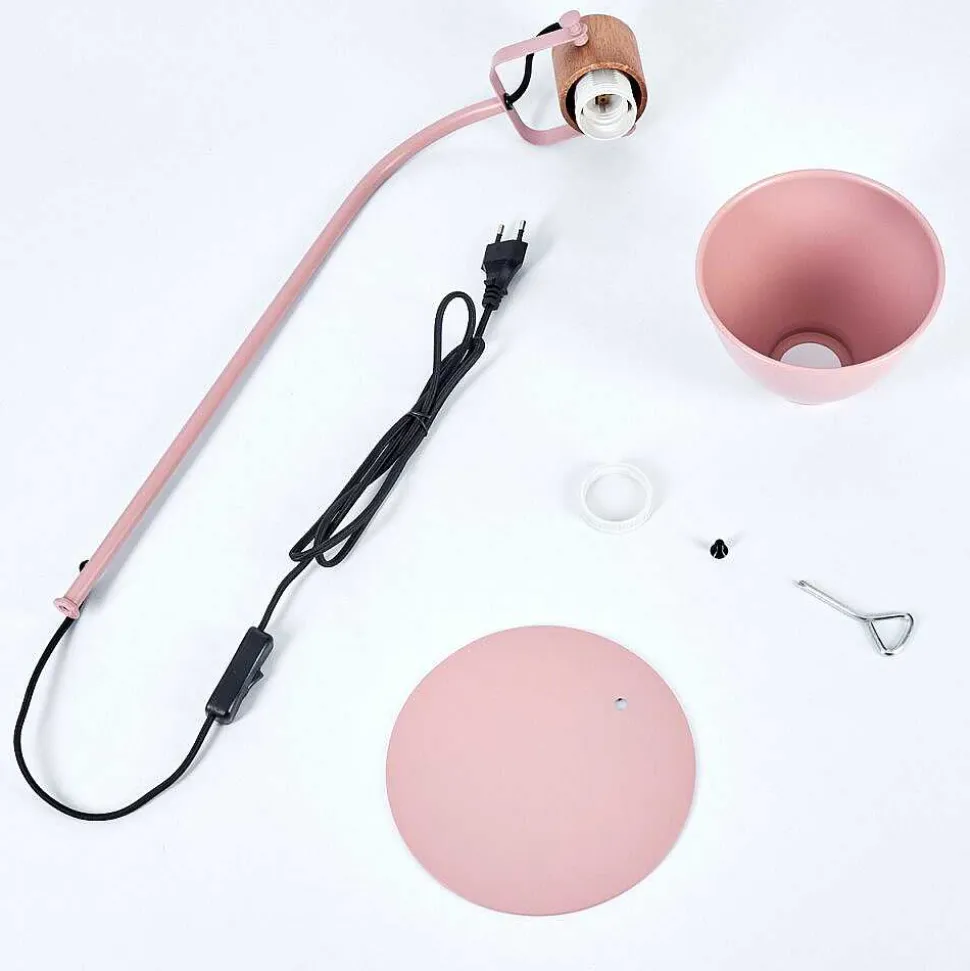 Lampe De Table Chipou Rose, Rose, 1 Lumiere