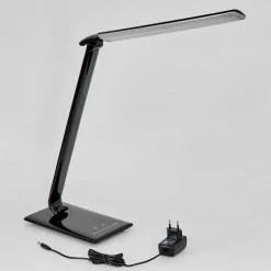 Lampe De Table Chozendo Led Noir, 1 Lumiere