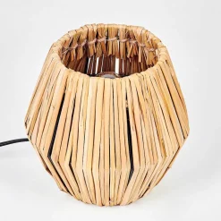 Lampe De Table Cricket Ecru, Noir, 1 Lumiere