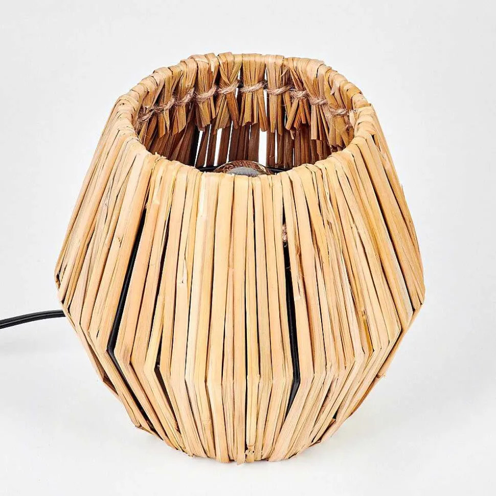 Lampe De Table Cricket Ecru, Noir, 1 Lumiere