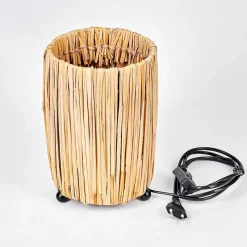 Lampe De Table Cricket Ecru, Noir, 1 Lumiere