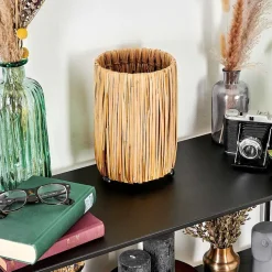 Lampe De Table Cricket Ecru, Noir, 1 Lumiere