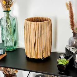 Lampe De Table Cricket Ecru, Noir, 1 Lumiere