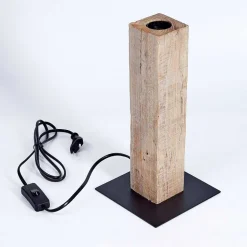 Lampe De Table Derville Ecru, Noir, 1 Lumiere