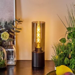 Lampe De Table Dulcita Noir, 1 Lumiere