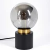Lampe De Table Flawil Laiton, Noir, 1 Lumiere