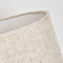 Lampe De Table Francillon Brun, Chrome, Couleur Bois, 1 Lumiere