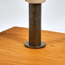 Lampe De Table Geneva Bois Clair, 1 Lumiere