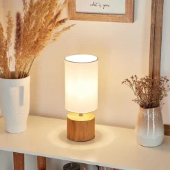 Lampe De Table Geneva Ecru, 1 Lumiere