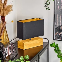 Lampe De Table Geneva Ecru, 1 Lumiere