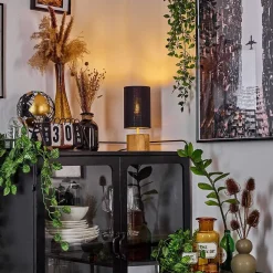 Lampe De Table Geneva Ecru, 1 Lumiere