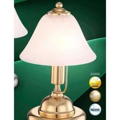 Lampe De Table Globo Antique I Laiton, 1 Lumiere