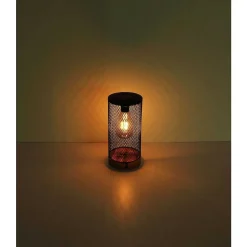 Lampe De Table Globo Solar Led Ecru, Noir, 1 Lumiere