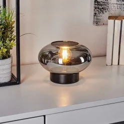 Lampe De Table Haikala Noir, 1 Lumiere