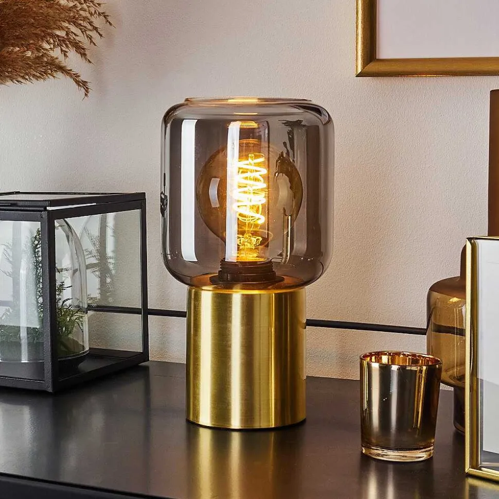 Lampe De Table Keppoch Laiton, 1 Lumiere