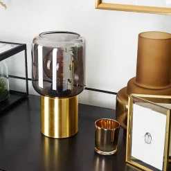 Lampe De Table Keppoch Laiton, 1 Lumiere