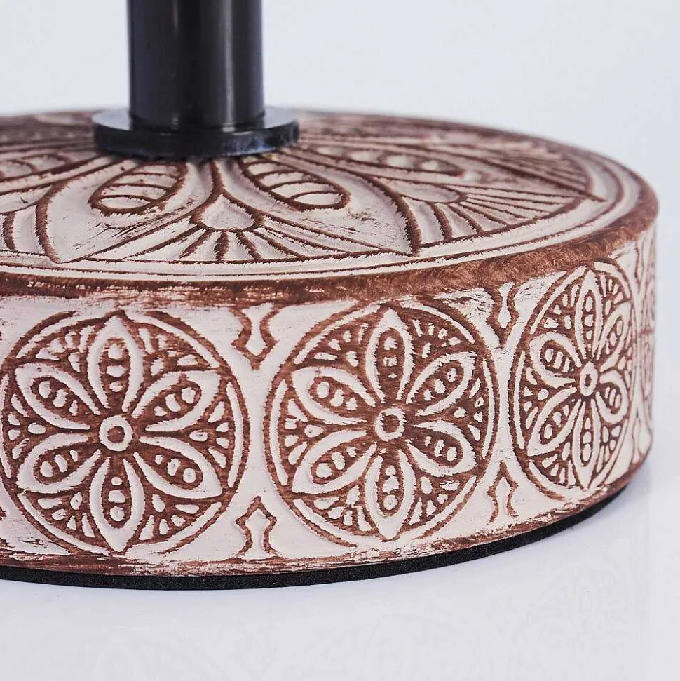 Lampe De Table Kigombo Brun, 1 Lumiere