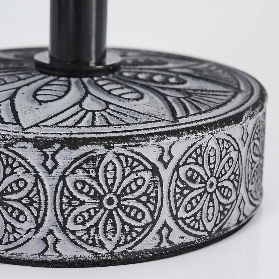 Lampe De Table Kigombo Gris, Noir, 1 Lumiere