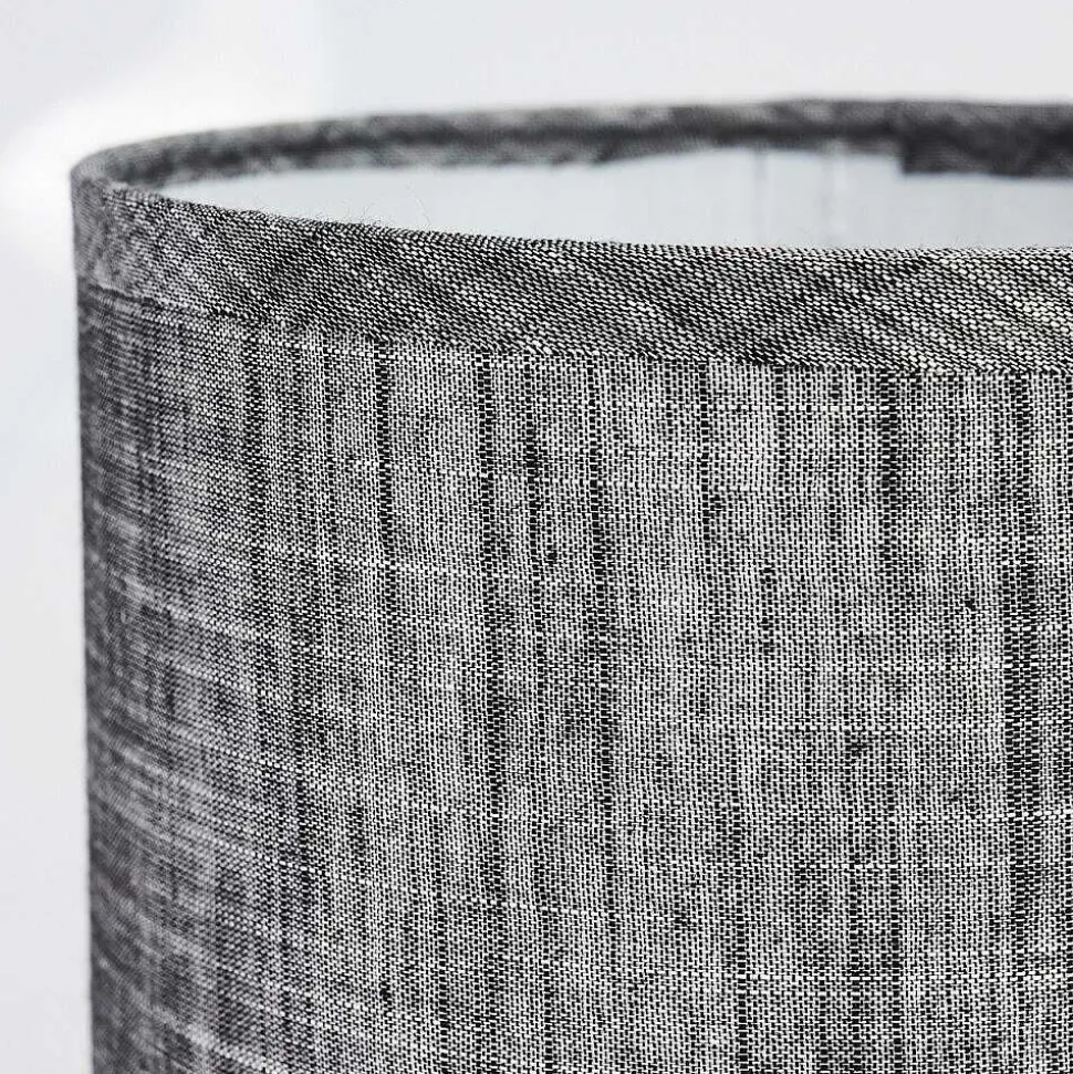 Lampe De Table Kigombo Gris, Noir, 1 Lumiere