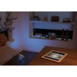 Lampe De Table, Kit D'Extension Philips Hue Ambiance White & Color Iris Led Transparent, Blanc, 1 Lumiere, Changeur De Couleurs