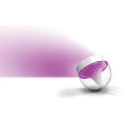 Lampe De Table, Kit D'Extension Philips Hue Ambiance White & Color Iris Led Transparent, Blanc, 1 Lumiere, Changeur De Couleurs