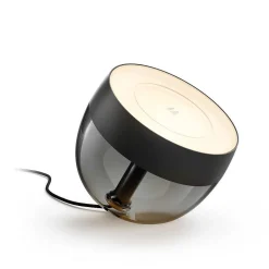 Lampe De Table, Kit D'Extension Philips Hue Ambiance White & Color Iris Led Noir, Transparent, 1 Lumiere, Changeur De Couleurs