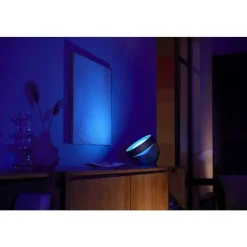 Lampe De Table, Kit D'Extension Philips Hue Ambiance White & Color Iris Led Noir, Transparent, 1 Lumiere, Changeur De Couleurs
