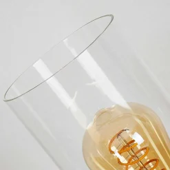 Lampe De Table Kumotu Chrome, Gris, 1 Lumiere