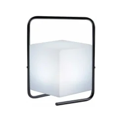 Lampe De Table Leuchten Direkt Keno Led Noir, 1 Lumiere, Telecommandes, Changeur De Couleurs