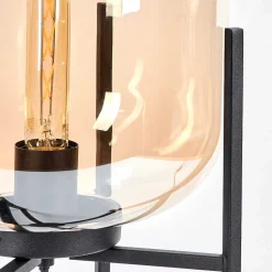 Lampe De Table Manzano Noir, 1 Lumiere